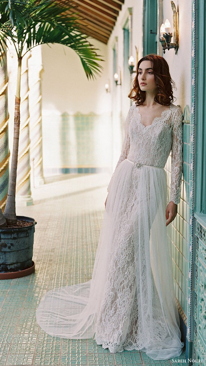 最新婚纱礼服摄影欣赏 Sareh Nouri发布2025婚纱礼服系列
