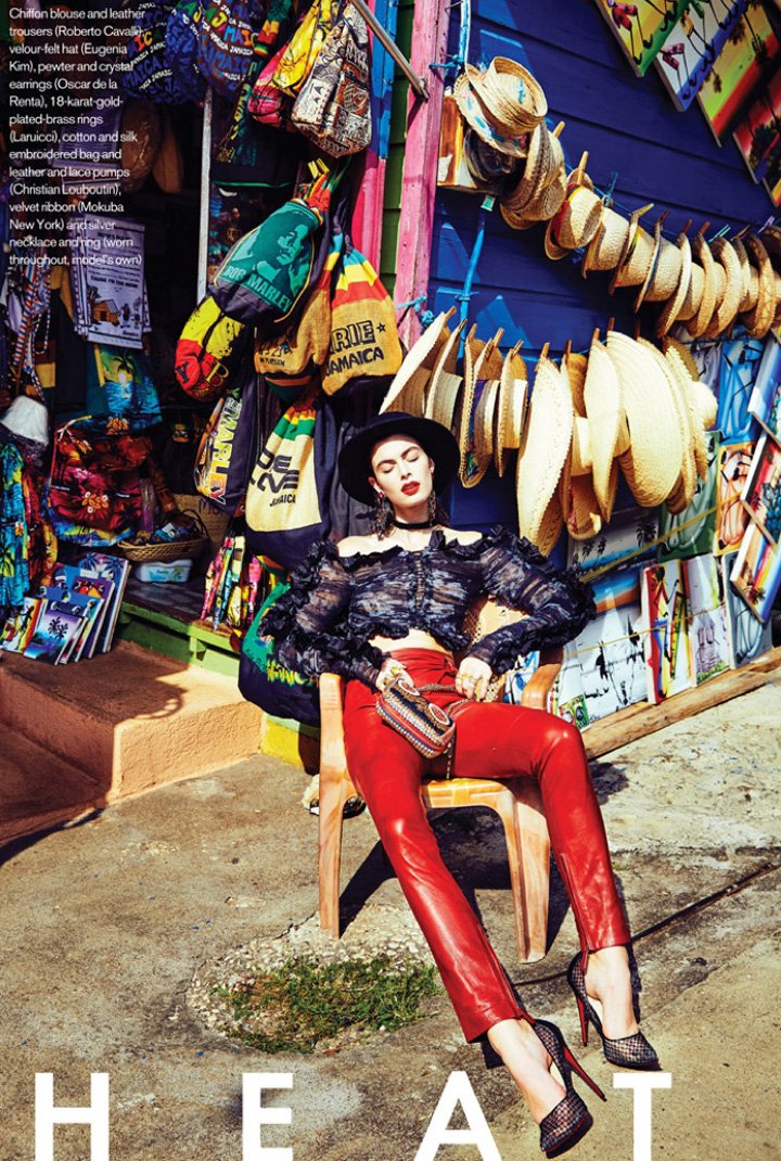 Pamela Bernier 演绎《Elle》时尚杂志大片