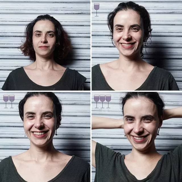 三杯酒下肚后,你和你的世界都变了!巴西摄影师Marcos Alberti发起了名为(3 Glasses)的项目