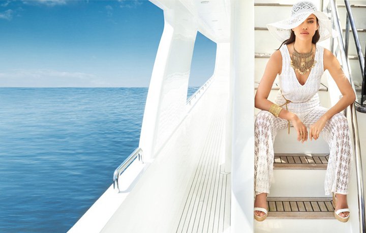 超模 Irina Shayk（伊莉娜·莎伊克）演绎 Bebe 2025夏季大片