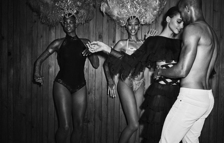 超模Cora Emmanuel演绎《Vogue》欧美时尚杂志大片