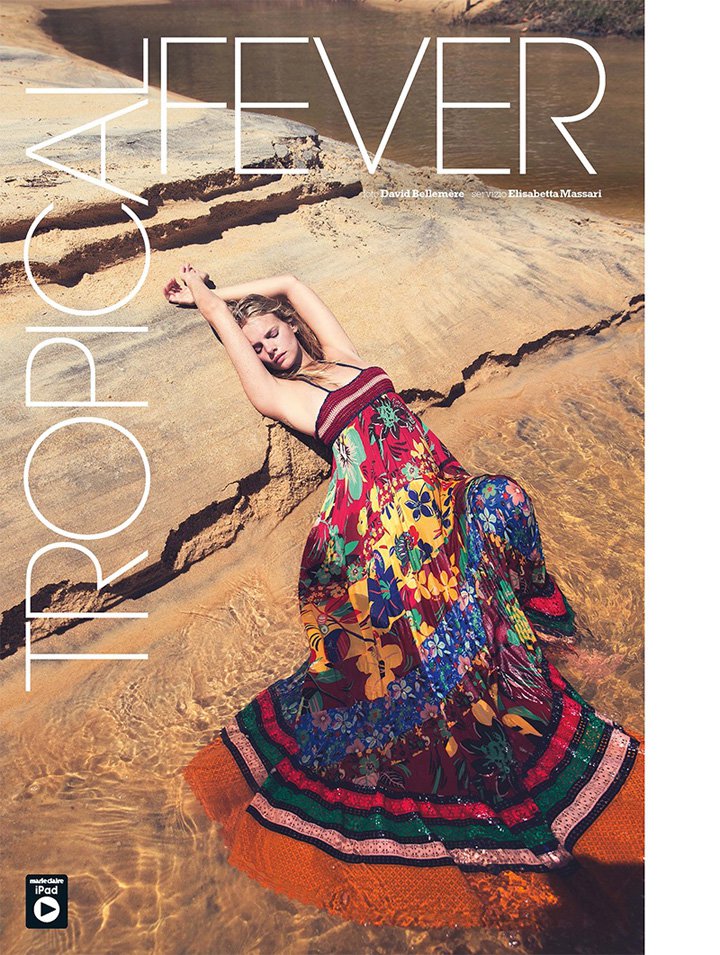 超模Marloes Horst演绎时尚杂志《Marie Claire》摄影大片