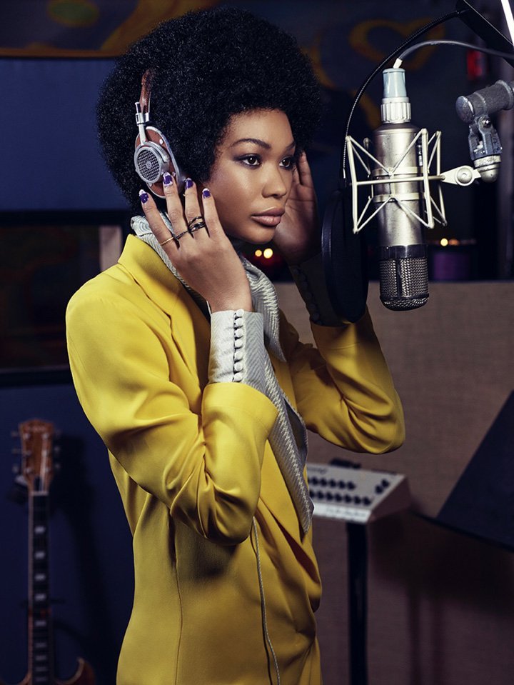 超模Chanel Iman《Harper's Bazaar》时尚杂志大片