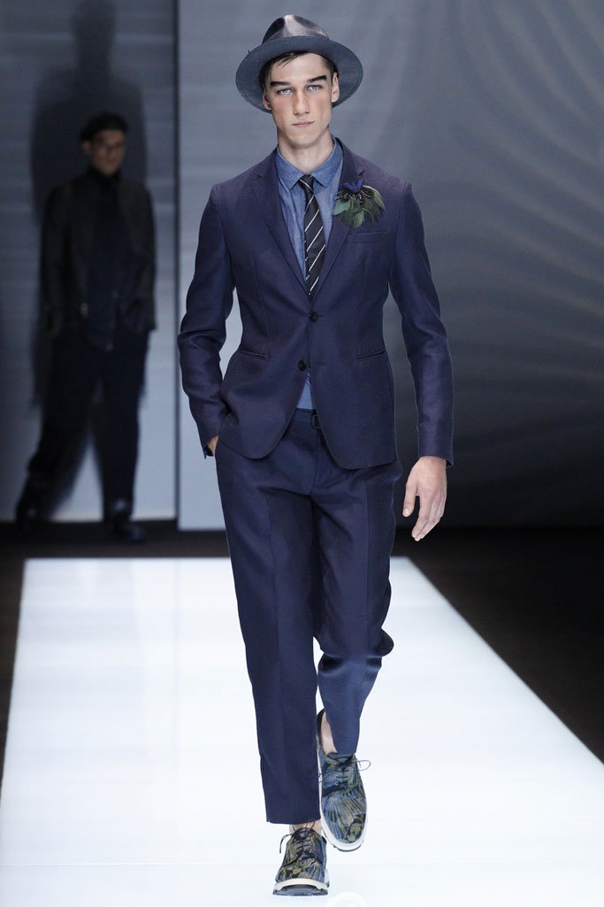 Emporio Armani 2025米兰时装发布会男装秀