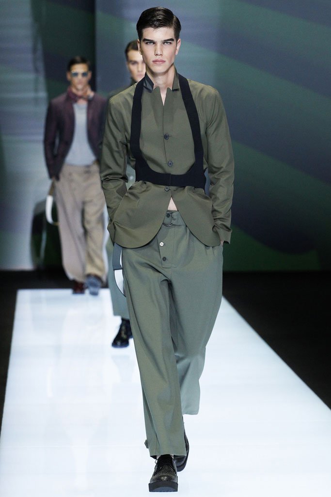 Emporio Armani 2025米兰时装发布会男装秀