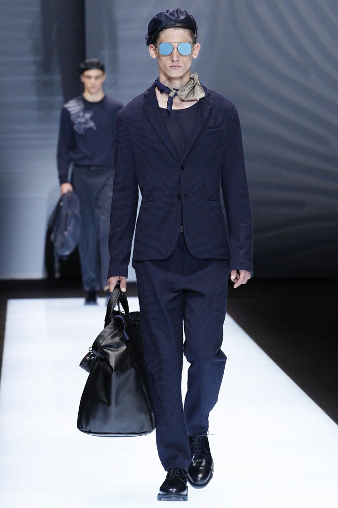 Emporio Armani 2025米兰时装发布会男装秀