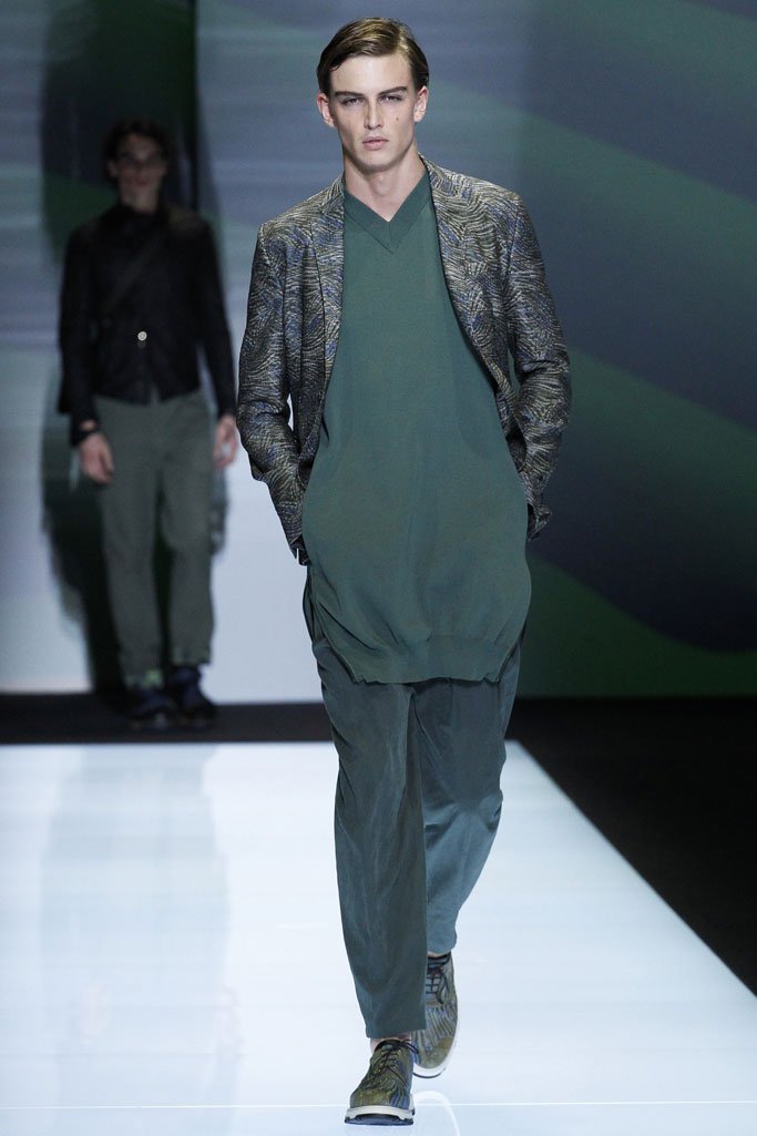 Emporio Armani 2025米兰时装发布会男装秀