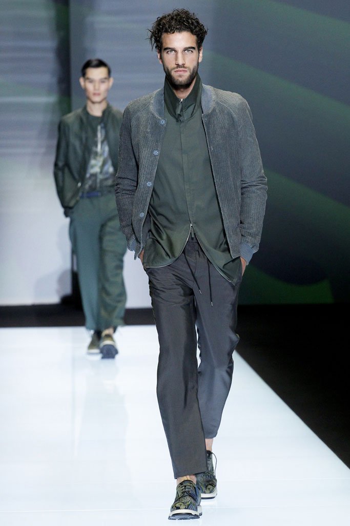Emporio Armani 2025米兰时装发布会男装秀