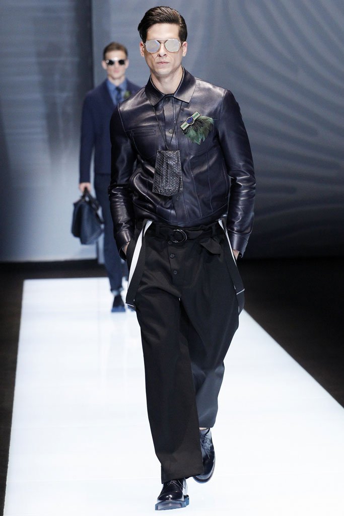 Emporio Armani 2025米兰时装发布会男装秀