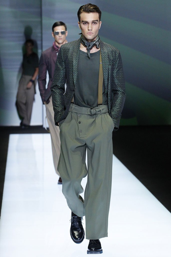 Emporio Armani 2025米兰时装发布会男装秀