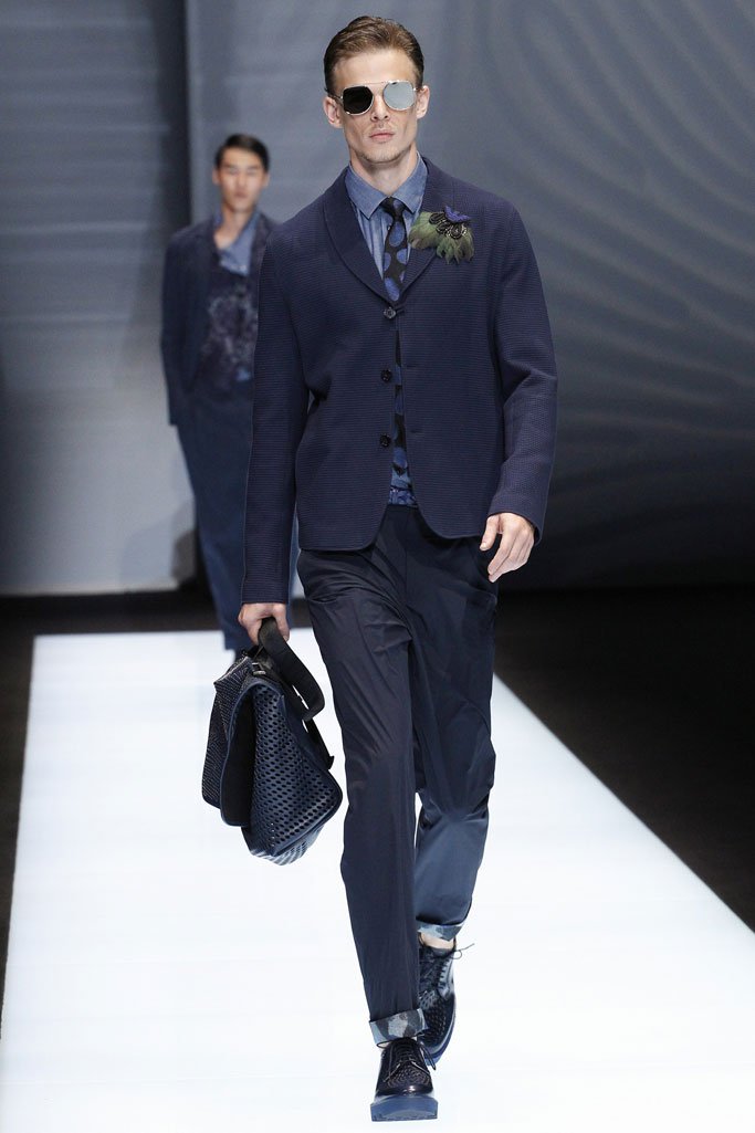 Emporio Armani 2025米兰时装发布会男装秀