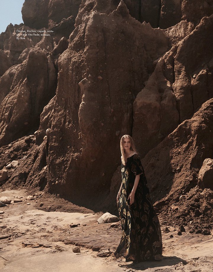 名模Saara Sihvonen 演绎最新《Elle》杂志时尚大片