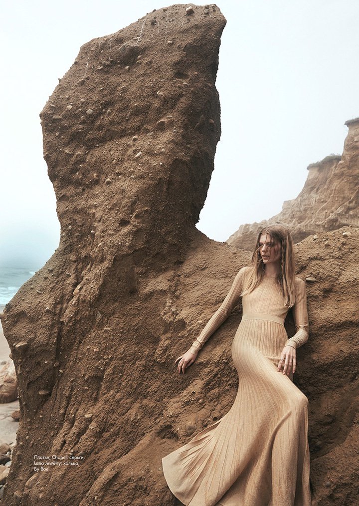 名模Saara Sihvonen 演绎最新《Elle》杂志时尚大片