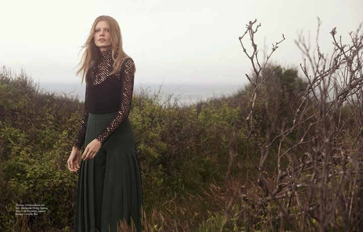 名模Saara Sihvonen 演绎最新《Elle》杂志时尚大片