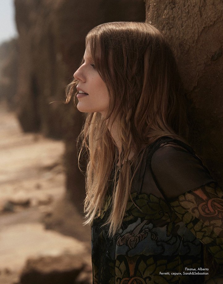 名模Saara Sihvonen 演绎最新《Elle》杂志时尚大片