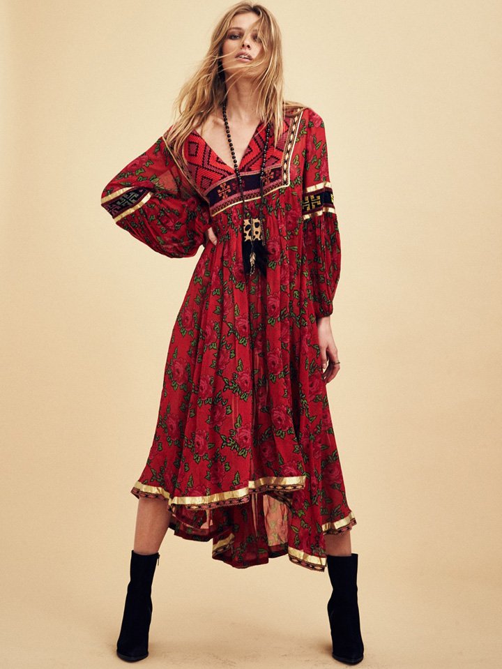 超模Edita Vilkeviciute演绎Free People 2025时尚广告大片