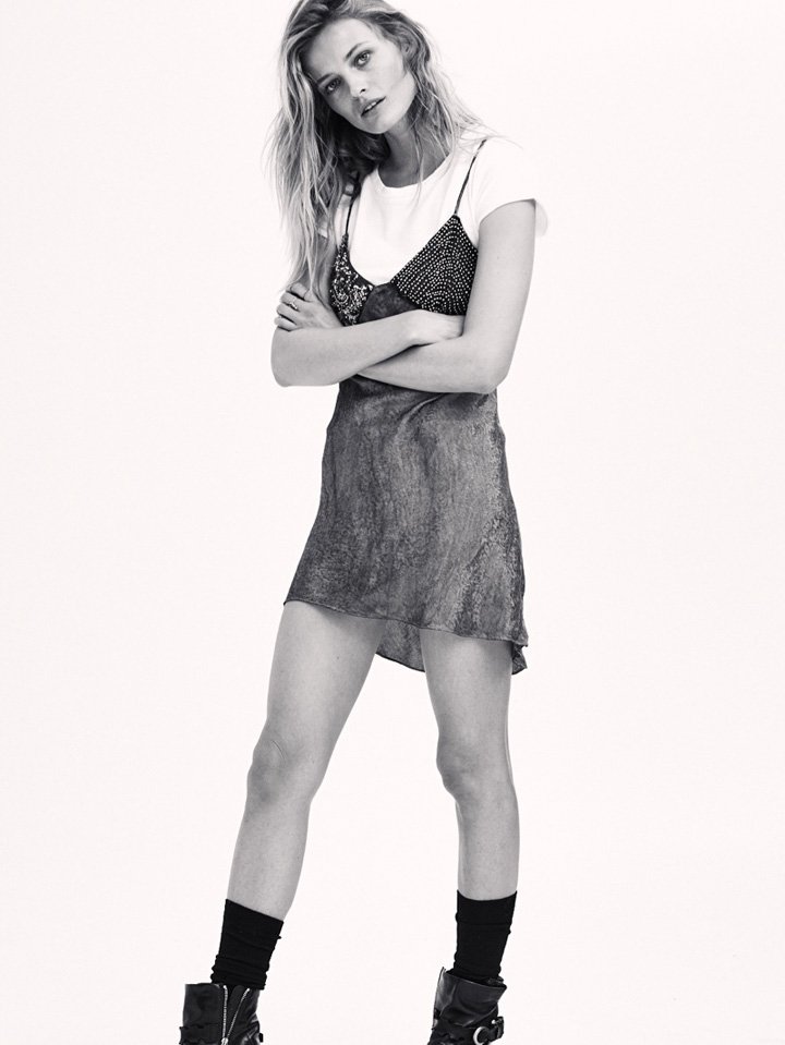 超模Edita Vilkeviciute演绎Free People 2025时尚广告大片