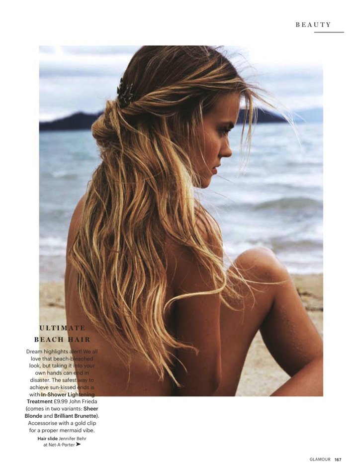 超模Kate Grigorieva演绎《Glamour》时尚杂志大片