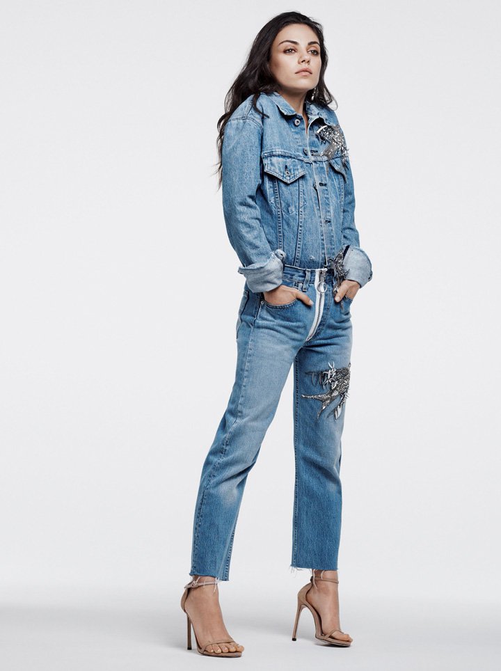 女星 Mila Kunis演绎《Glamour》时尚杂志大片