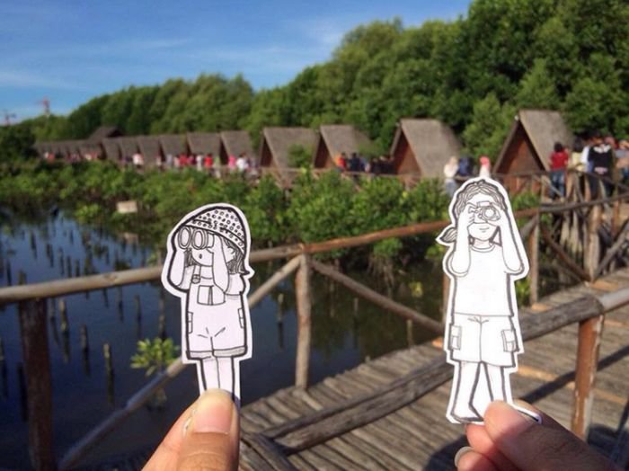 Abang与Neng的故事 热恋中的情侣这样秀恩爱