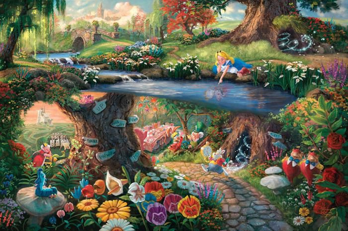 汤马思·金凯德(Thomas Kinkade)梦幻迪士尼场景绘画欣赏