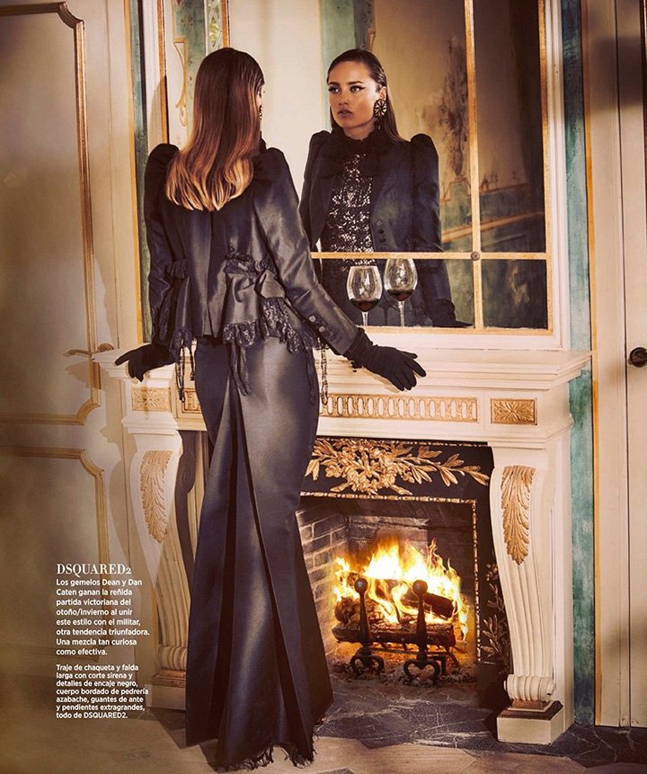 超模Karmen Pedaru演绎《Harper's Bazaar》时尚杂志大片