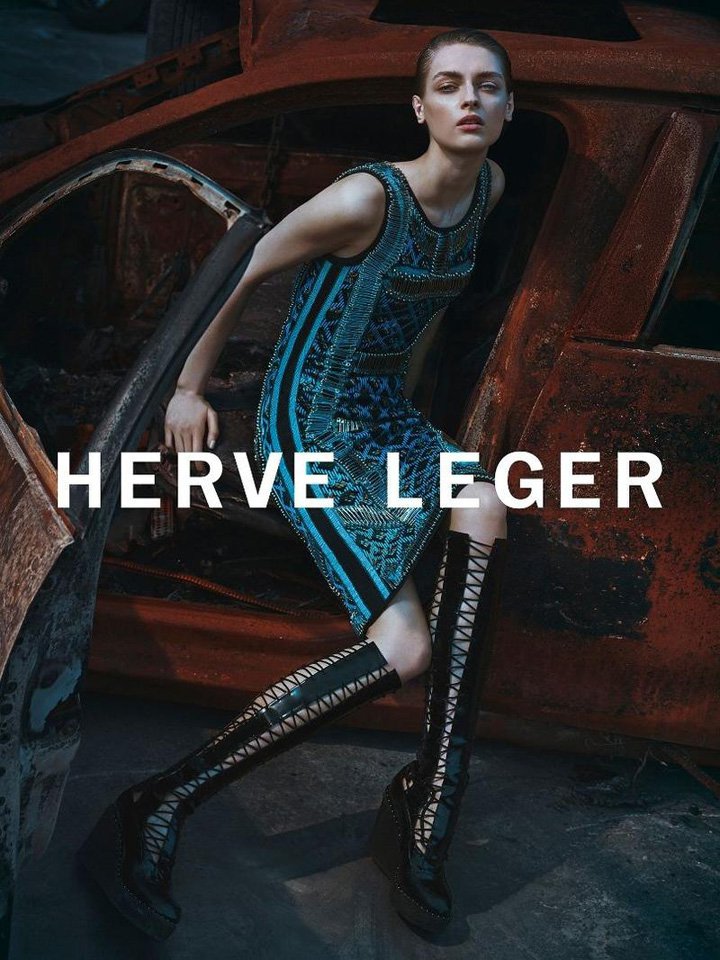 Herve Leger 2025秋冬广告大片