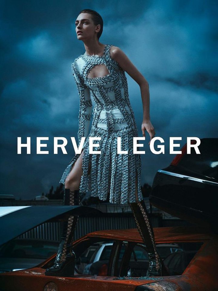 Herve Leger 2025秋冬广告大片