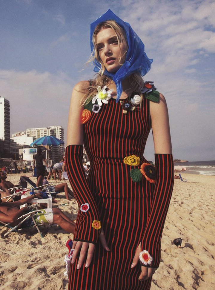 超模Lily Donaldson演绎《Vogue》时尚杂志大片