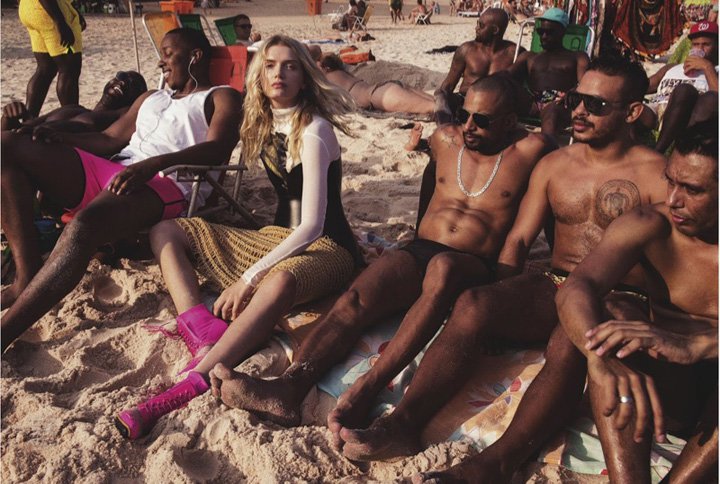 超模Lily Donaldson演绎《Vogue》时尚杂志大片