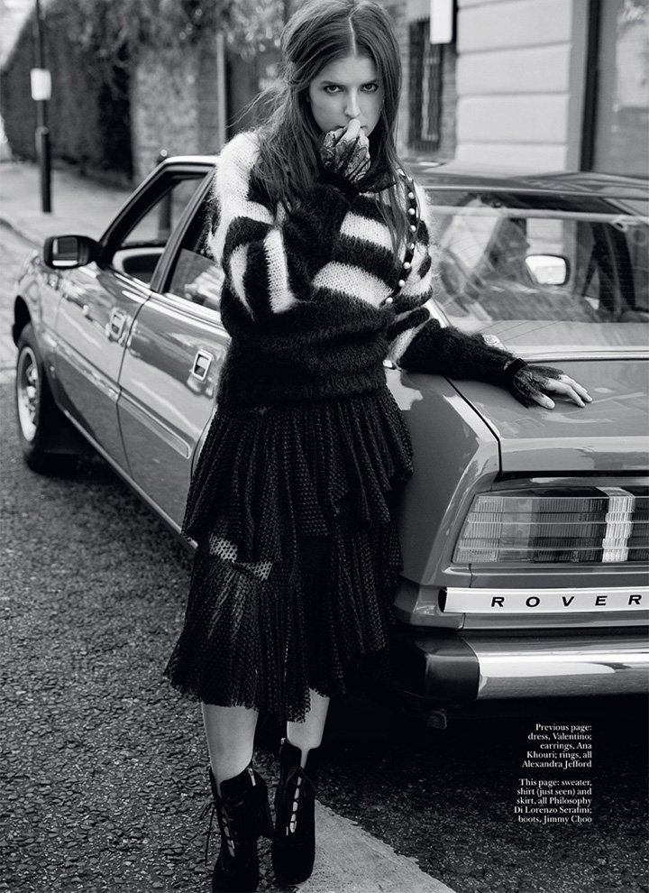 影星Anna Kendrick演绎《Marie Claire》时尚杂志大片