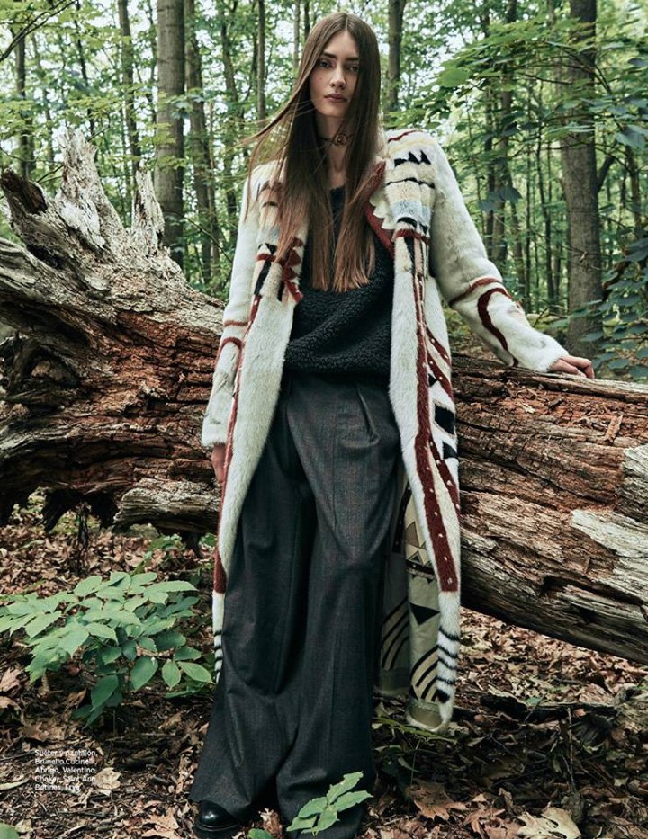 超模Marine Deleeuw 演绎《Harper's Bazaar》时尚杂志大片