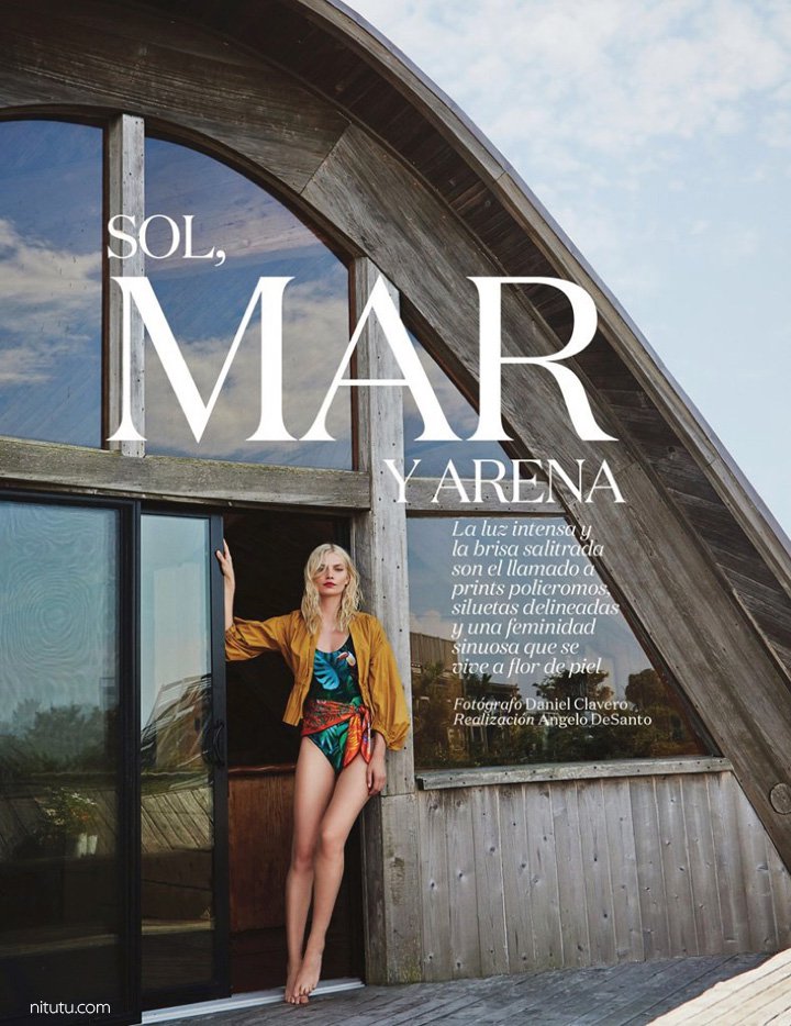 超模Aline Weber 演绎《Vogue》时尚杂志大片