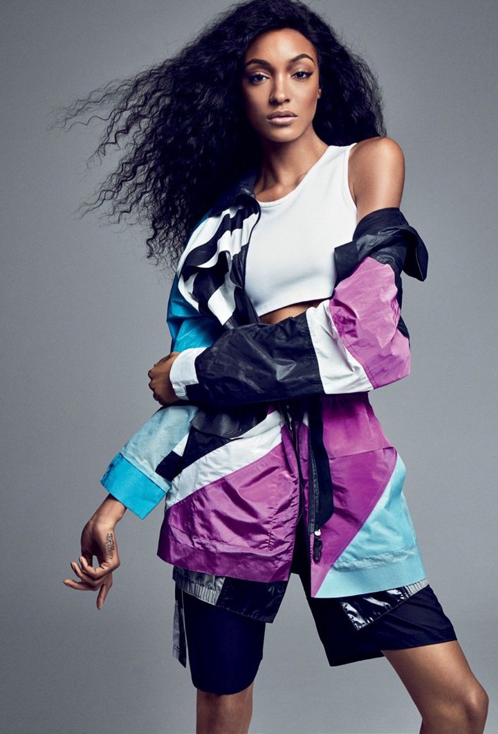 超模Jourdan Dunn 演绎《Elle》时尚杂志大片