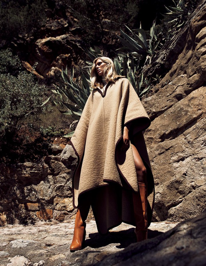 超模Iselin Steiro 演绎《Vogue》时尚杂志大片