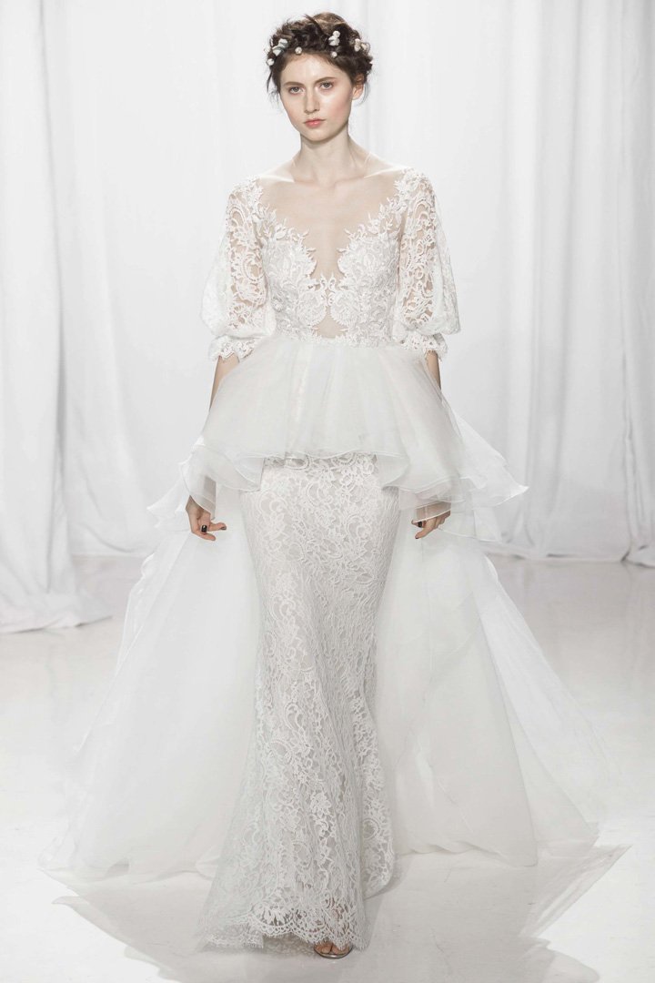 Reem Acra（雷姆·阿克拉）2025纽约婚纱周婚纱秀