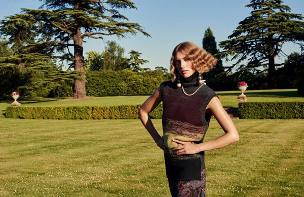 超模Arizona Muse 演绎《Elle》杂志时尚大片