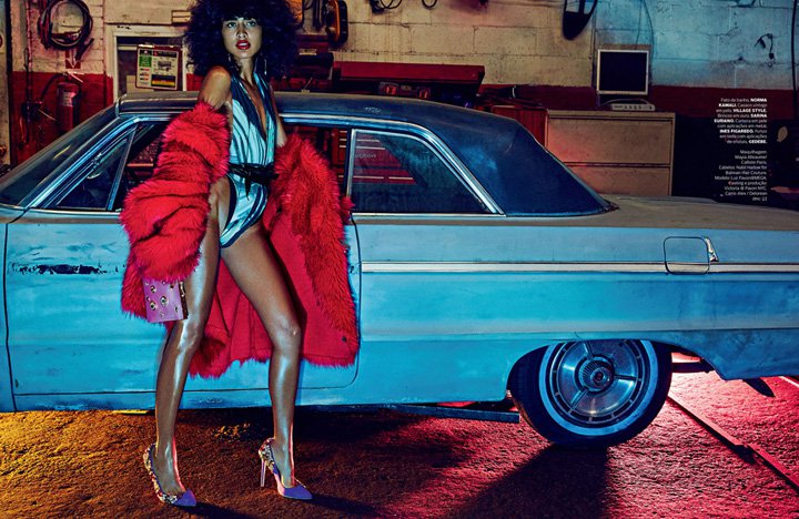 模特Luz Pavon 演绎《Vogue》时尚杂志大片