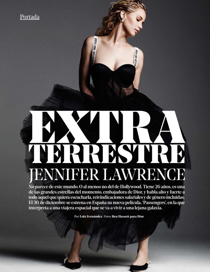 女星Jennifer Lawrence（詹妮弗·劳伦斯）演绎《Yo Dona》时尚杂志大片