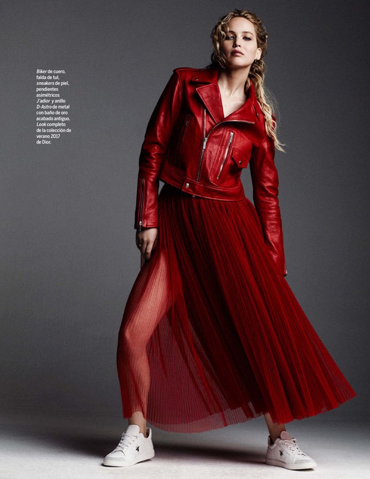 女星Jennifer Lawrence（詹妮弗·劳伦斯）演绎《Yo Dona》时尚杂志大片