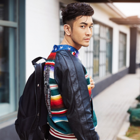 黄晓明2025街拍写真照片 帅气造型化身都市魅力boy