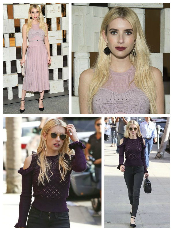 Emma Roberts(艾玛罗伯茨)凭借“穿衣术”居然看起来比超模还高