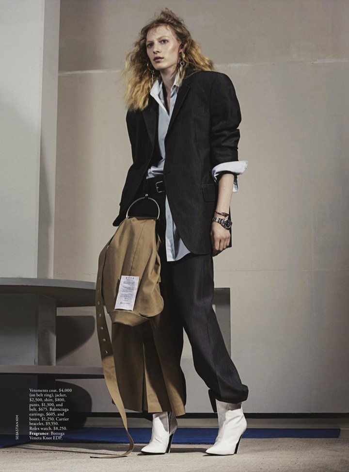 超模Julia Nobis 演绎《Vogue》杂志澳大利亚版