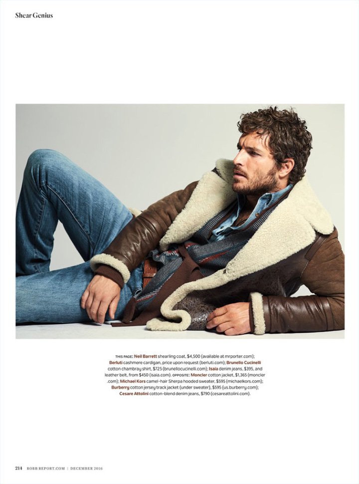帅气大叔Justice Joslin 演绎《Robb Report》杂志美国版