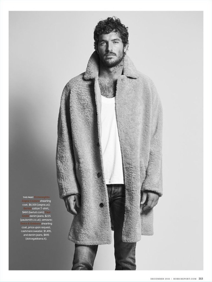 帅气大叔Justice Joslin 演绎《Robb Report》杂志美国版