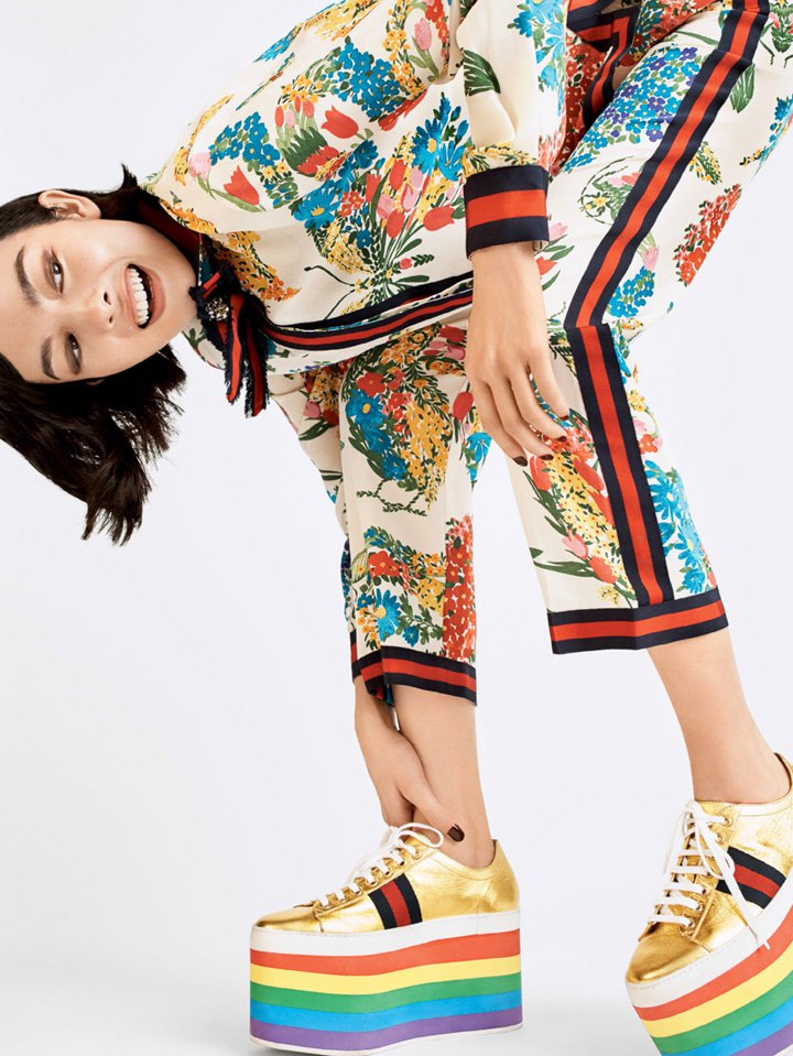 超模孙菲菲演绎2025《Vogue》时尚杂志美国版