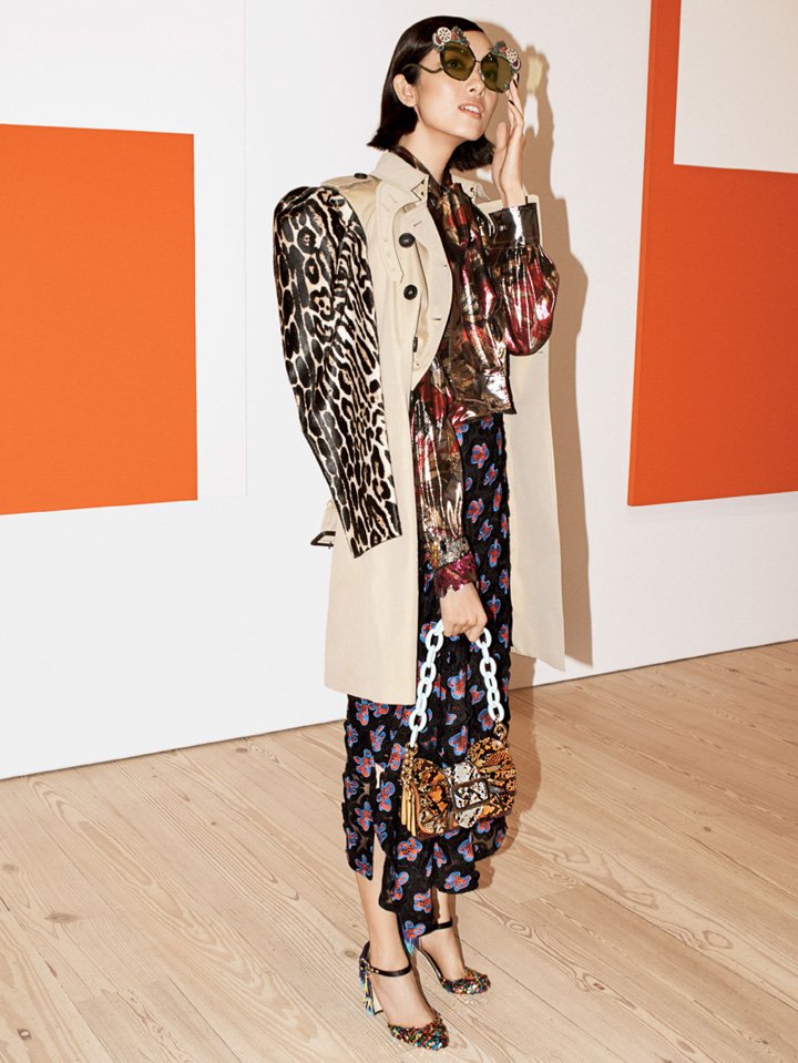 超模孙菲菲演绎2025《Vogue》时尚杂志美国版