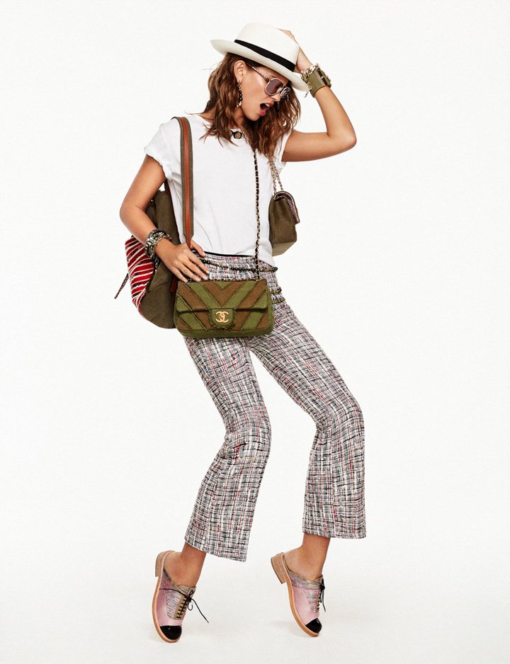 超模Lauren Auerbach 演绎《Elle》时尚杂志大片