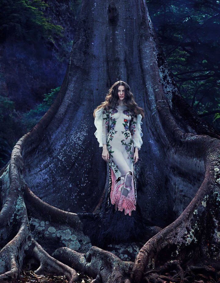 超模Ali Michael 演绎《How to Spend It》时尚杂志大片