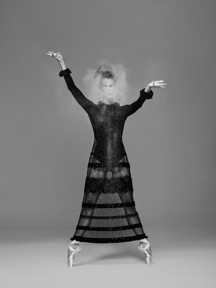 Giulia Brinkman《Myself》杂志时尚写真 化身舞者展现芭蕾之美